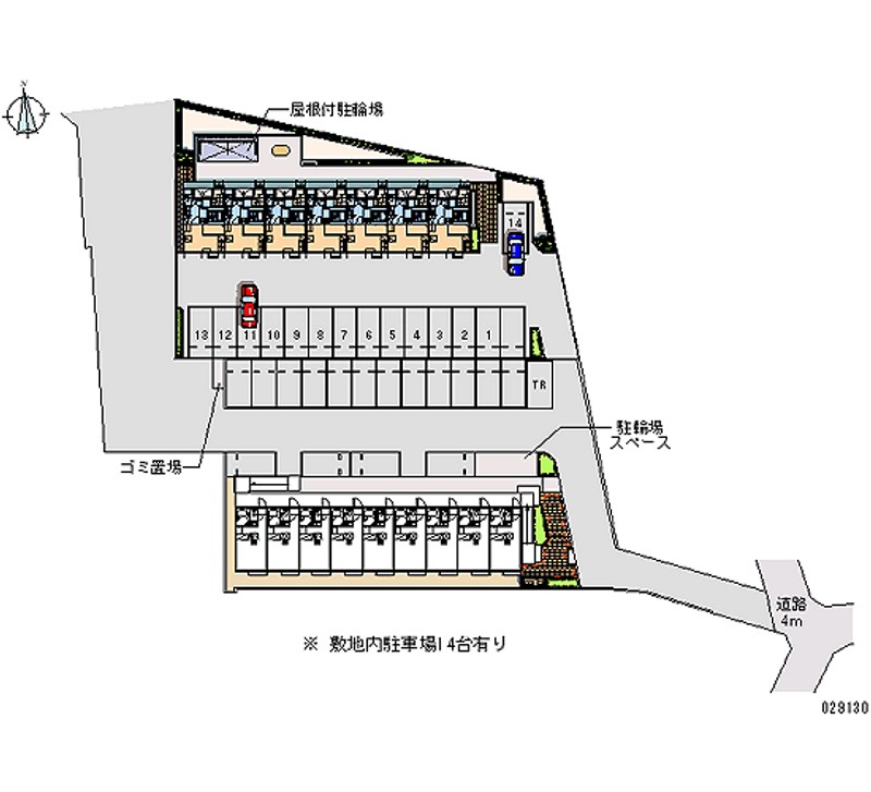 29130 Monthly parking lot