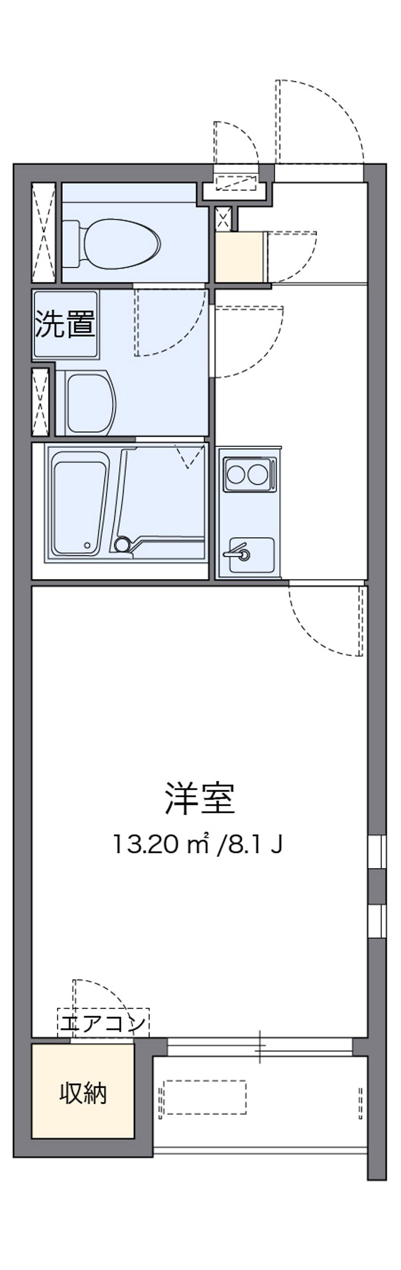 クレイノＹⅡ 間取図