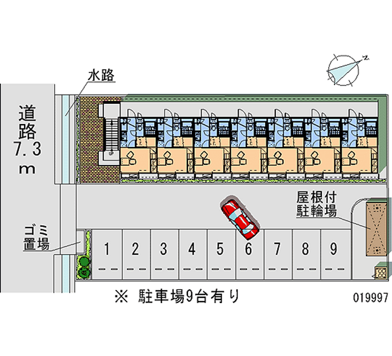 レオパレスレ・パラン 月極駐車場