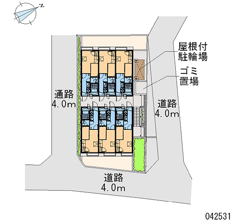 レオパレスメゾンヒーリング 区画図