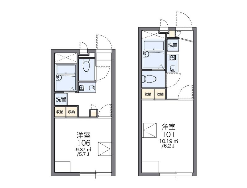 レオパレスりんどう 間取図