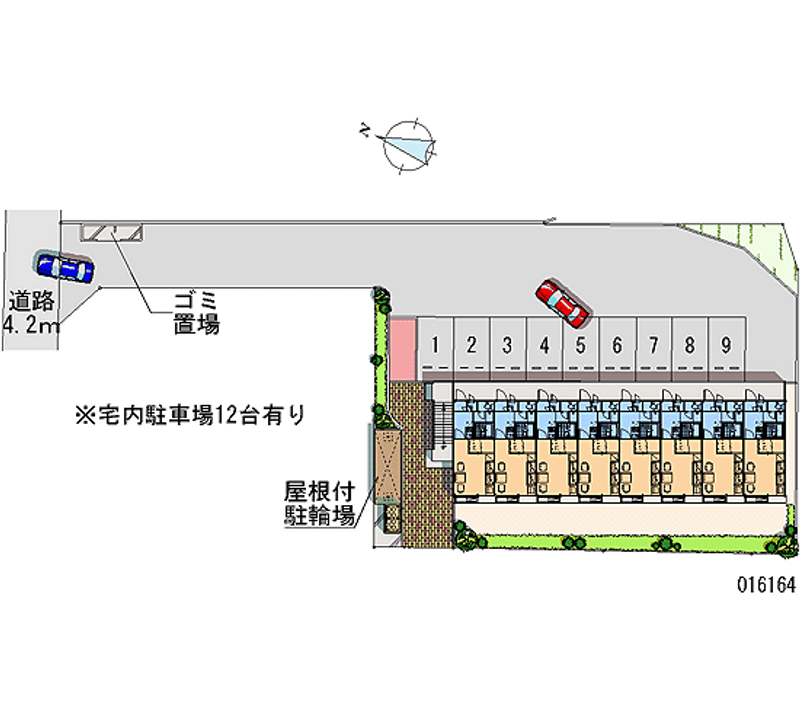 16164 Monthly parking lot