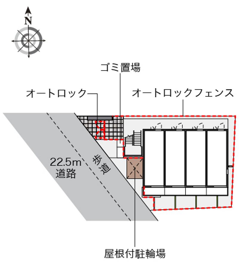 レオネクストボンヌマール 配置図