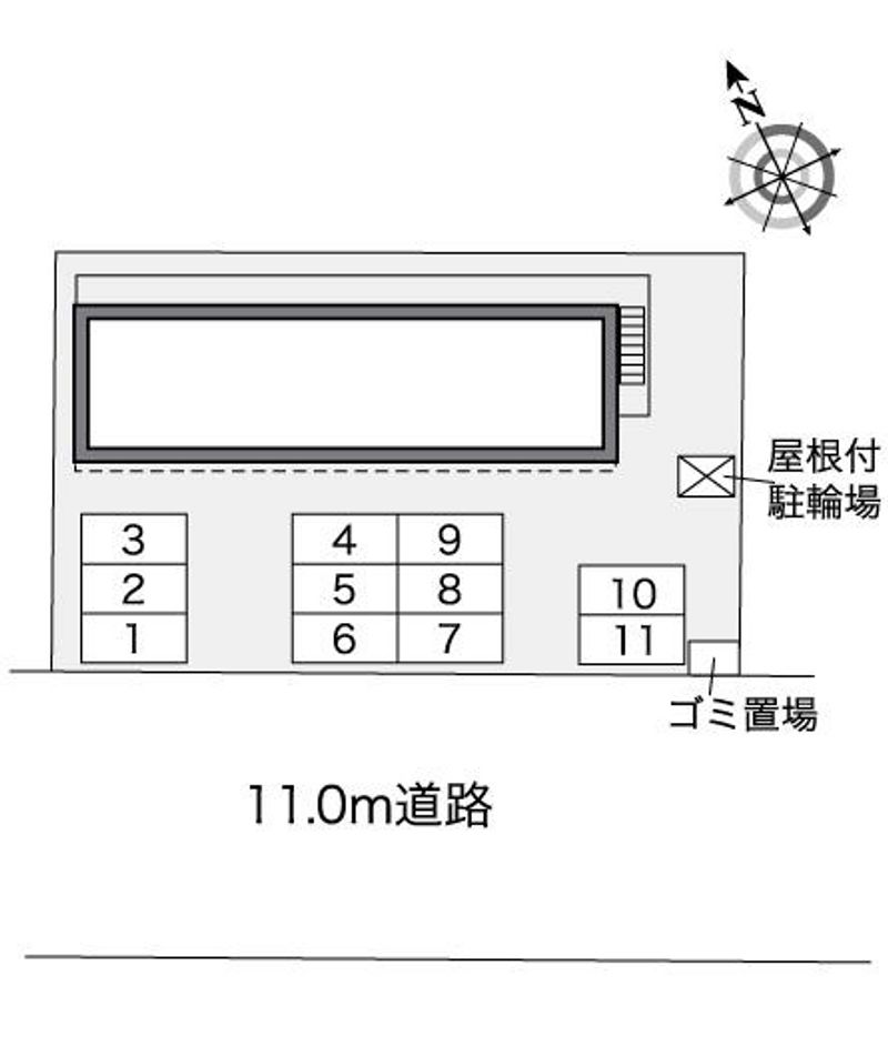 レオパレスビリーブ６５ 駐車場