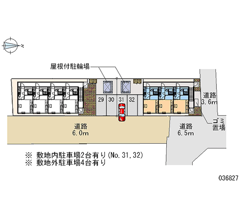 36827 Monthly parking lot