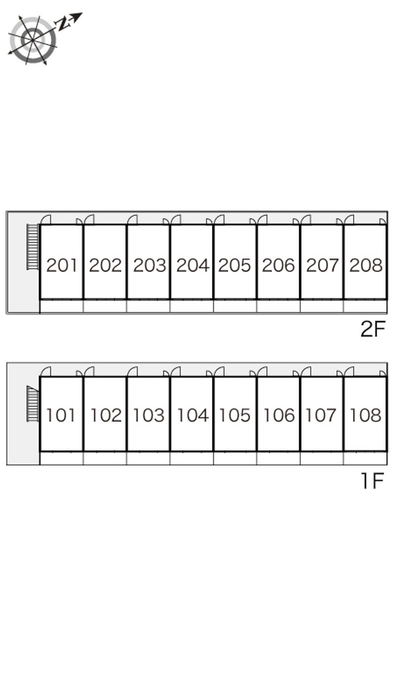 レオパレスヴェルドミールイマイ 間取り配置図