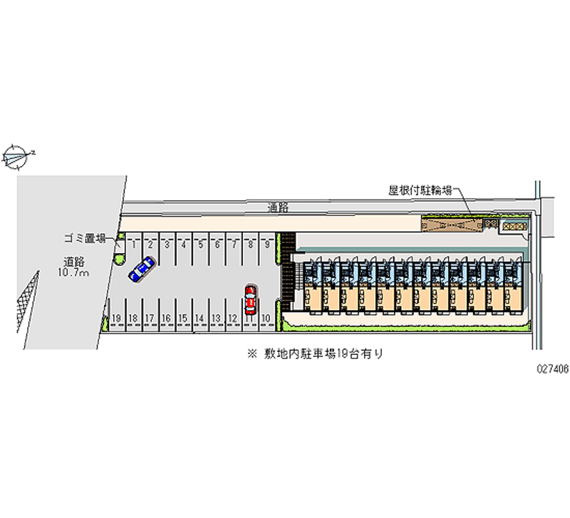 27406 bãi đậu xe hàng tháng