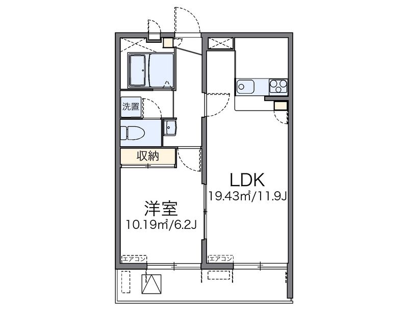 レオパレス翔 間取り