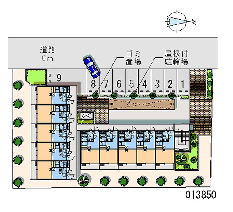 レオパレス豊南 月極駐車場