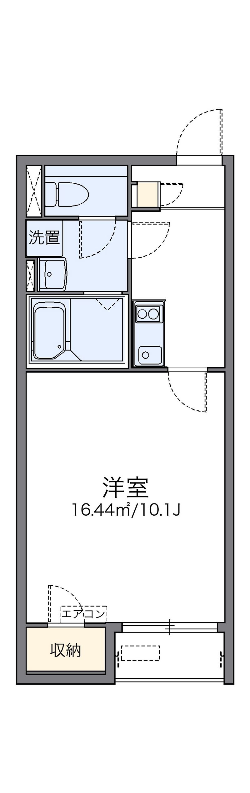 レオネクスト飛鳥 間取図