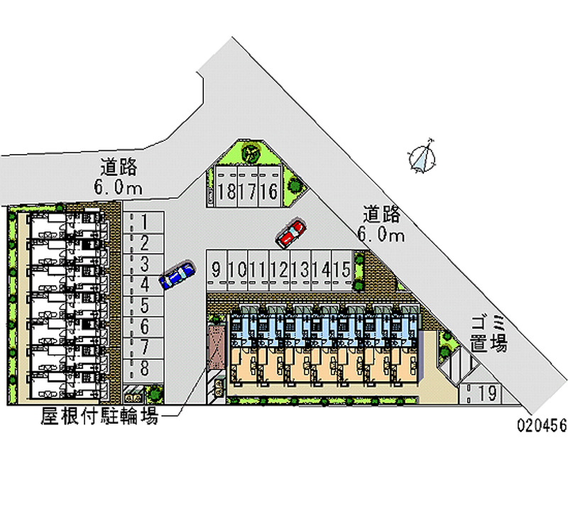 20456 bãi đậu xe hàng tháng