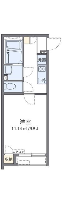 クレイノＫｉｍａｔａⅢ 間取り図