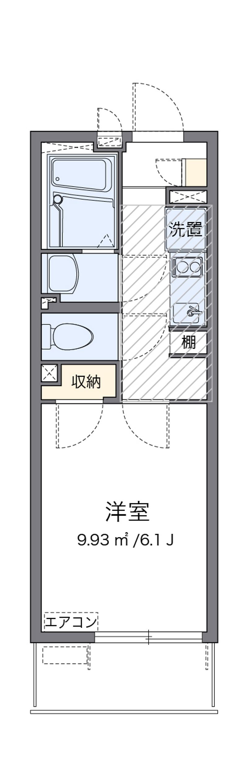 レオネクスト北斗Ⅳ 間取図