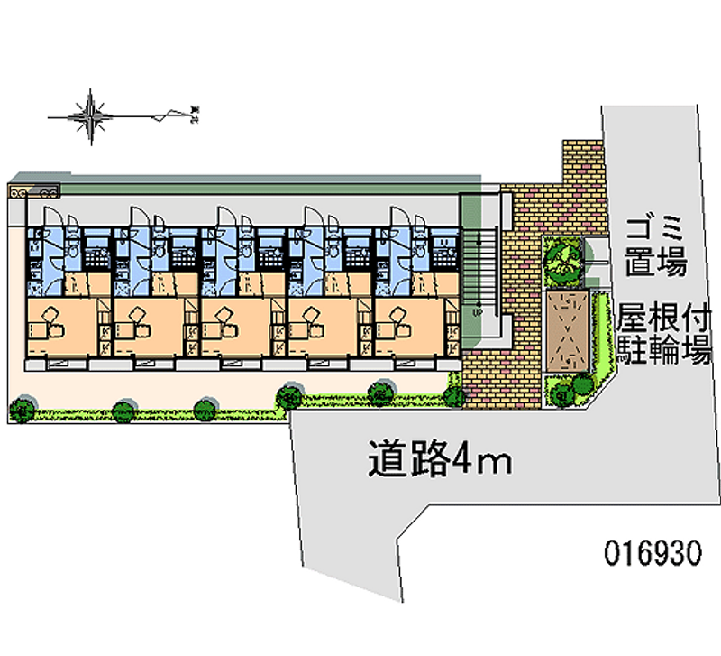 レオパレス独歩 区画図