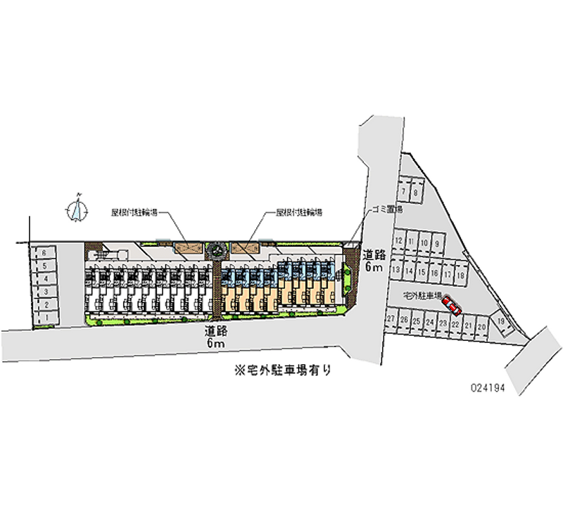 24194 Monthly parking lot