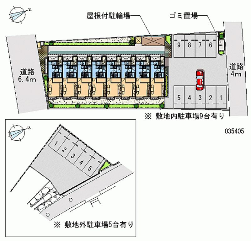 レオパレスノーブルイン下徳丸 月極駐車場