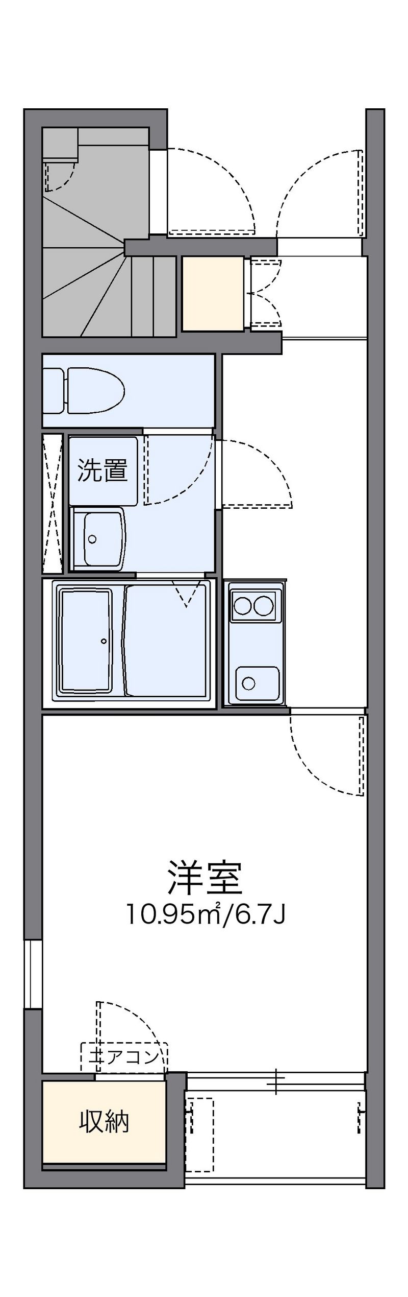 レオネクストエスペランサ泉Ⅱ 間取図