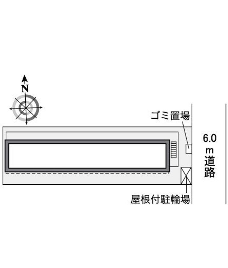 レオパレス北新博労町 配置図