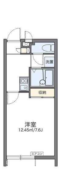 レオパレス安慶名 間取り図