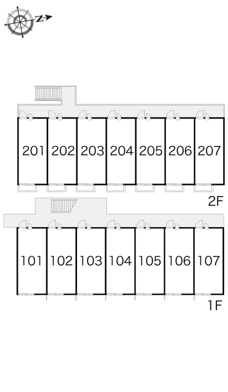 レオパレスラ・サントゥール 間取配置図