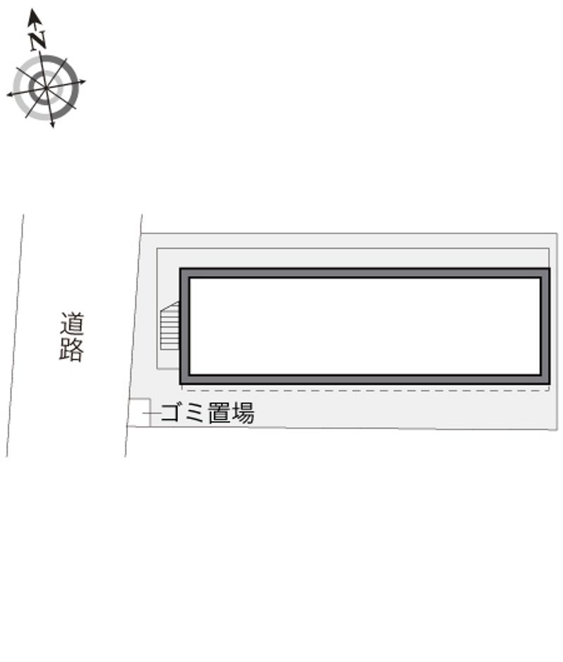 レオパレスシェソワＭＳＫ 配置図