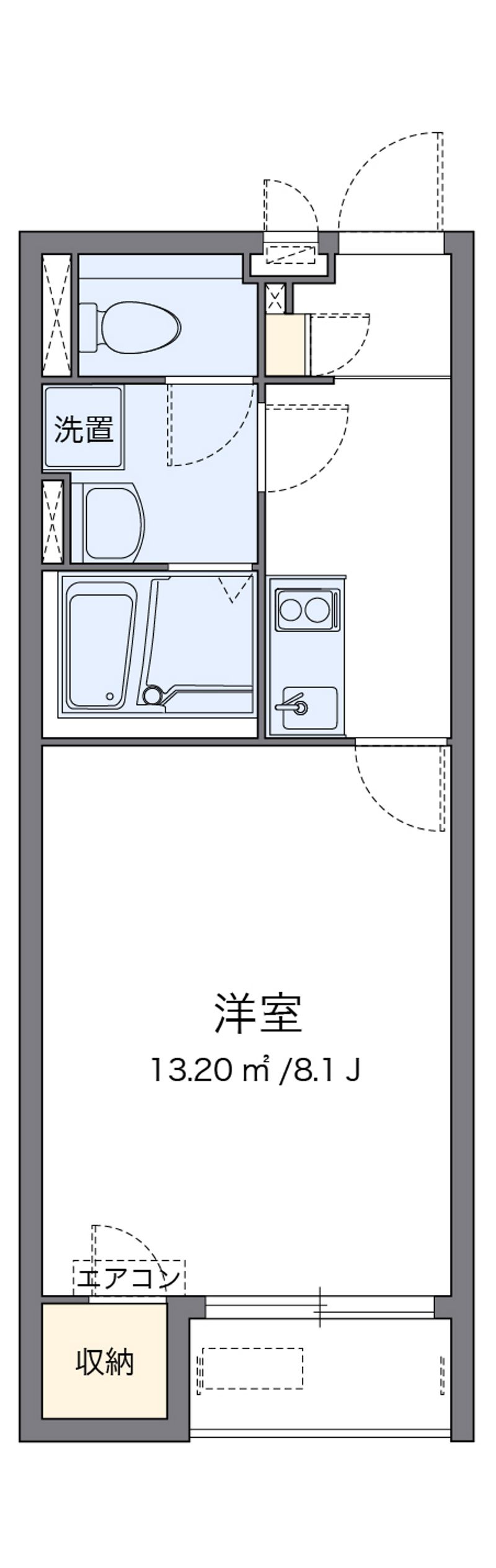 クレイノＪＩＮ 間取図