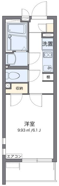 クレイノうたり 間取り図