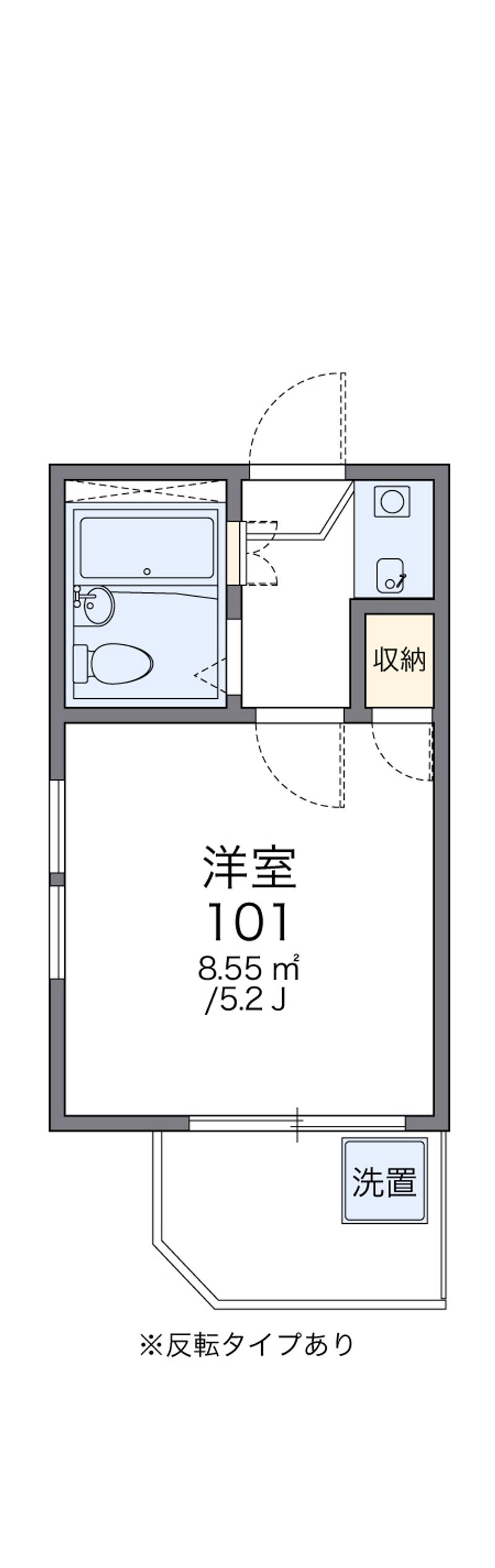 レオパレスＭ＆Ｍ 間取図