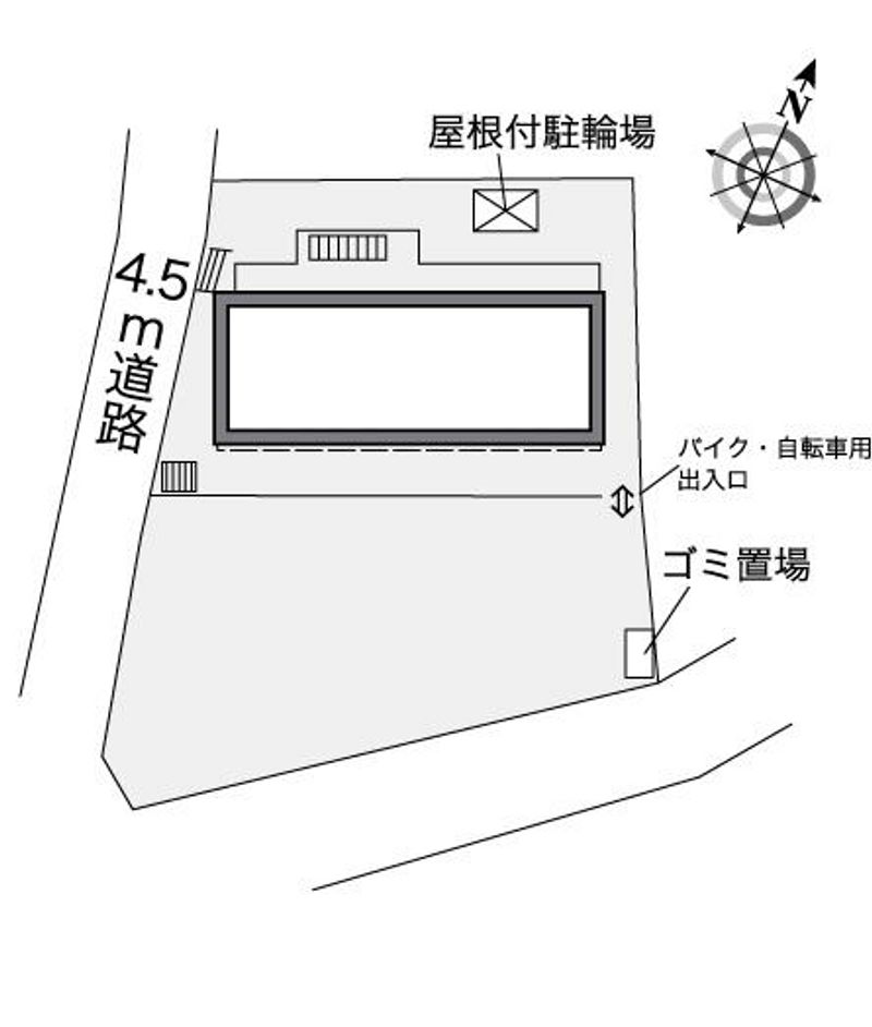 レオパレスエスタ　セルト 配置図