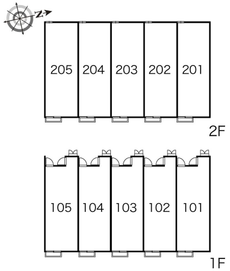 レオパレスボンヌシャンス 間取り配置図