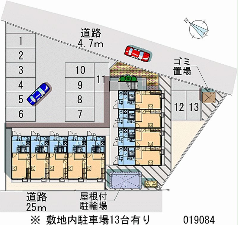 レオパレスＣａｒｒｅｆｏｕｒ 月極駐車場