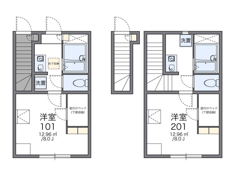 レオパレスムーンジャスティス 間取図