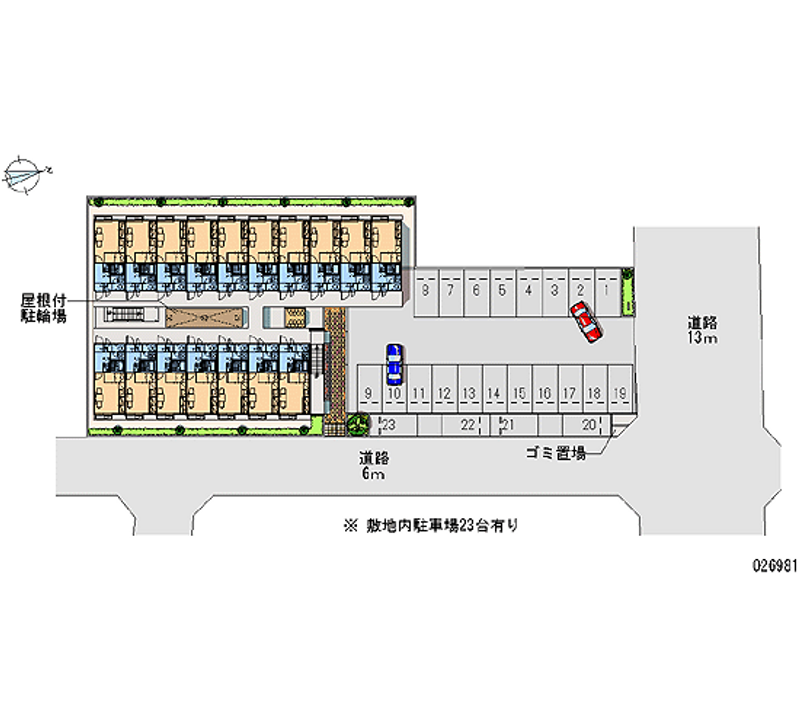 26981 Monthly parking lot