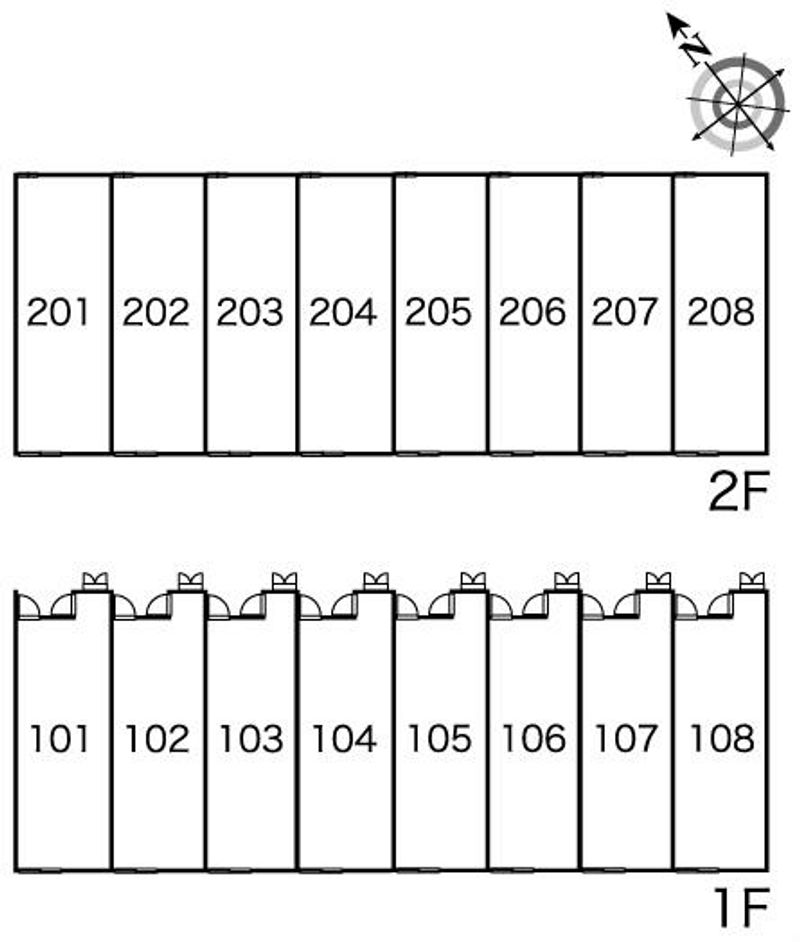 レオパレスセゾン　ド　ジョア 間取配置図
