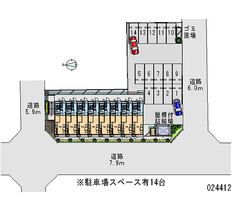 24412月租停车场