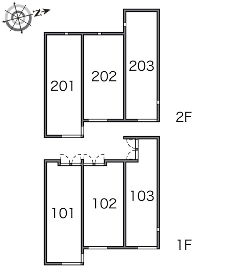 レオネクストさくら 間取配置図