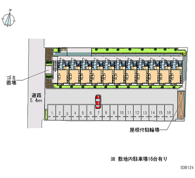 38124 Monthly parking lot