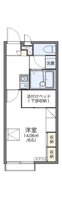 レオパレス台原 間取り図