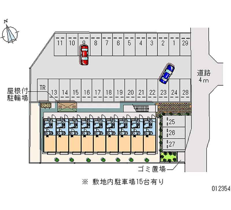 レオパレス井上 月極駐車場