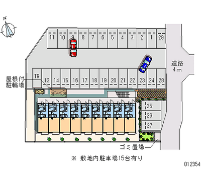 12354月租停車場