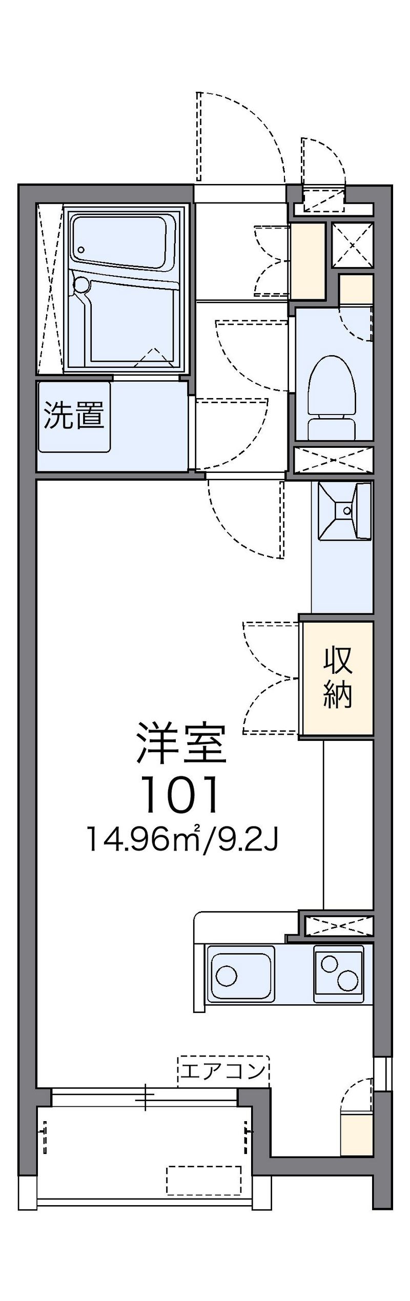 レオネクストメリッサ 間取図
