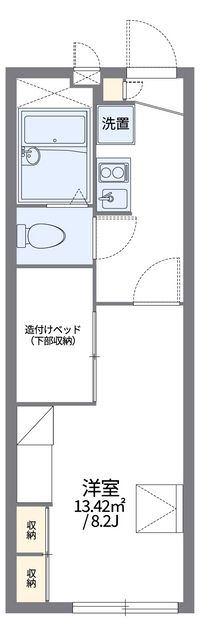 レオパレスシェソア　今伊勢 間取り図