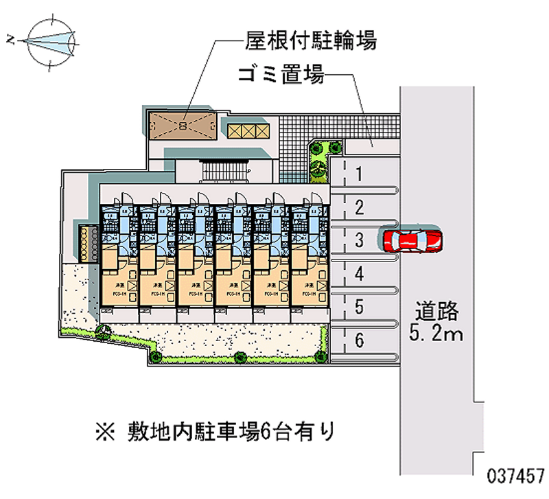 レオパレス福住 月極駐車場