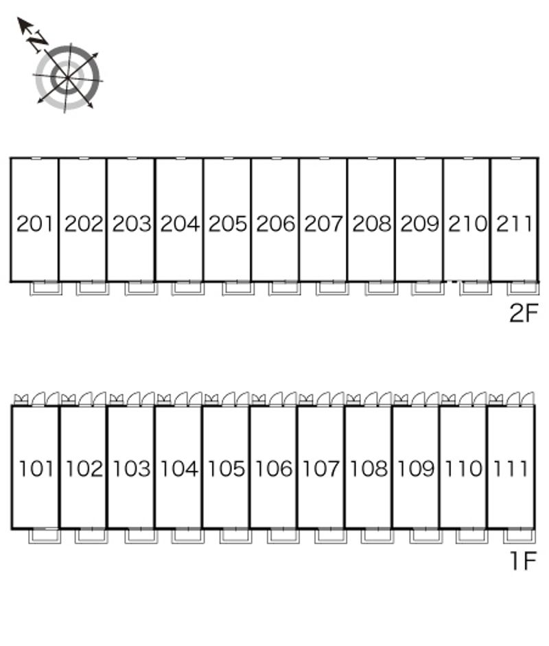 レオパレスクエスタ 間取配置図