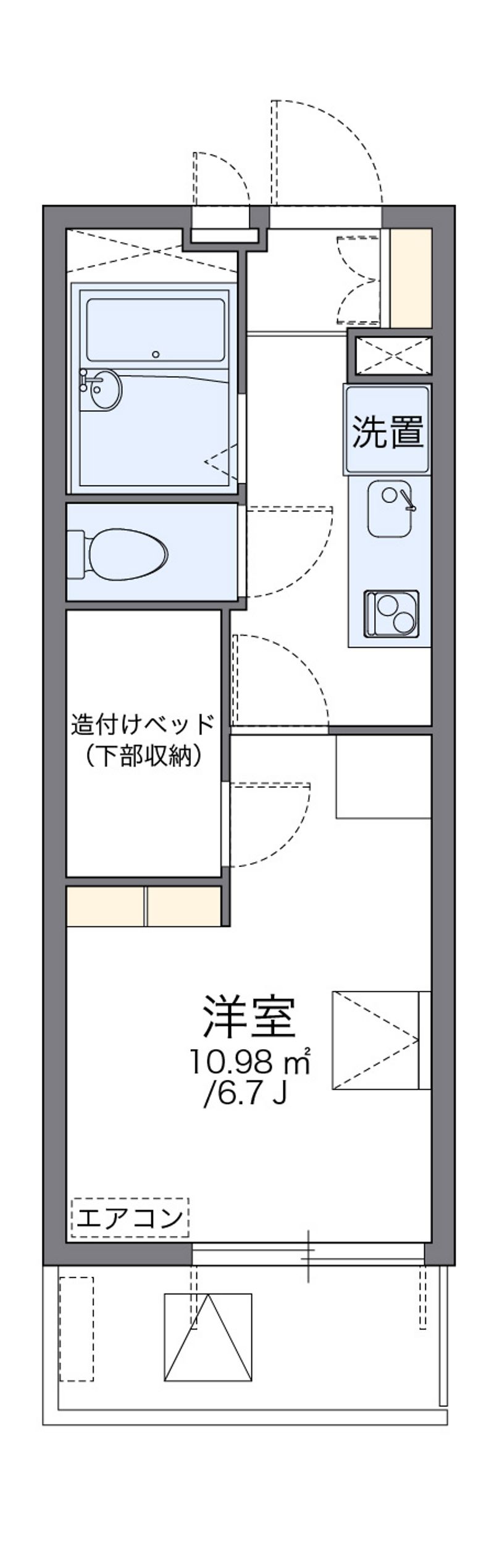 leopalace Yorozuya II Floor plan