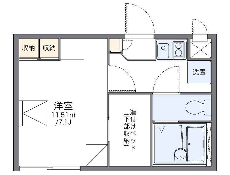 レオパレスＭＯＭＯＹＡＭＡ 間取図