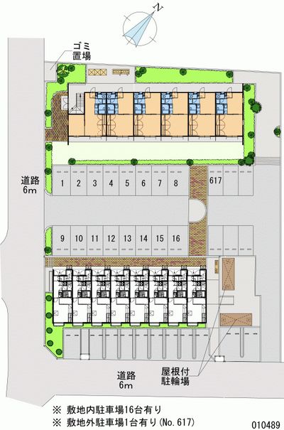 レオパレスサンハイツＡ 月極駐車場