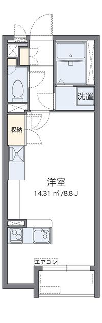 ミランダ靜Ⅲ 間取り図