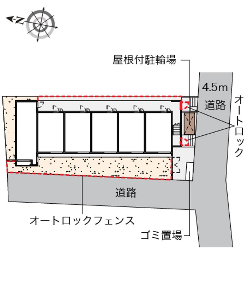 クレイノエスポワールⅤ 配置図