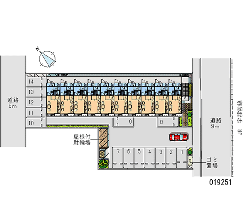 19251月租停車場